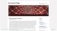 Desktop Screenshot of econometrical.com